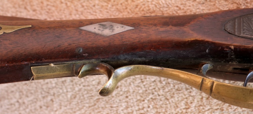 Rare Pennsylvania Built Kentucky long rifle full stock take down model -img-18