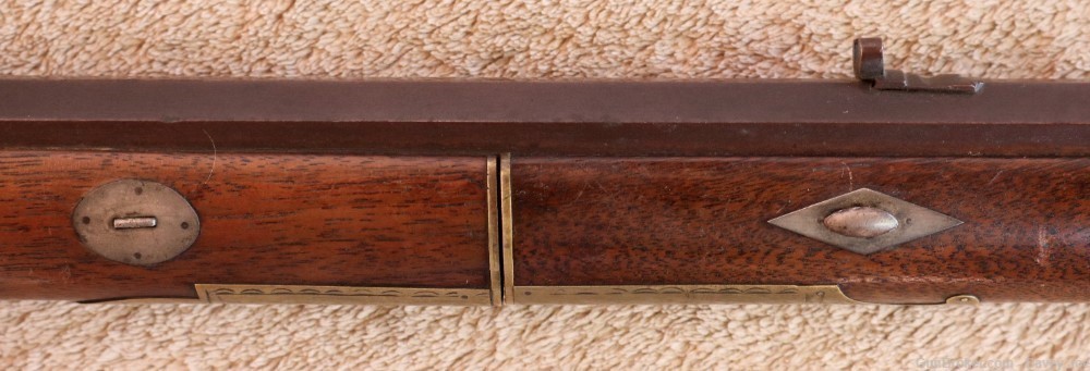 Rare Pennsylvania Built Kentucky long rifle full stock take down model -img-7