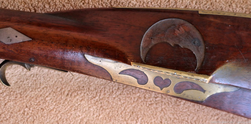 Rare Pennsylvania Built Kentucky long rifle full stock take down model -img-24