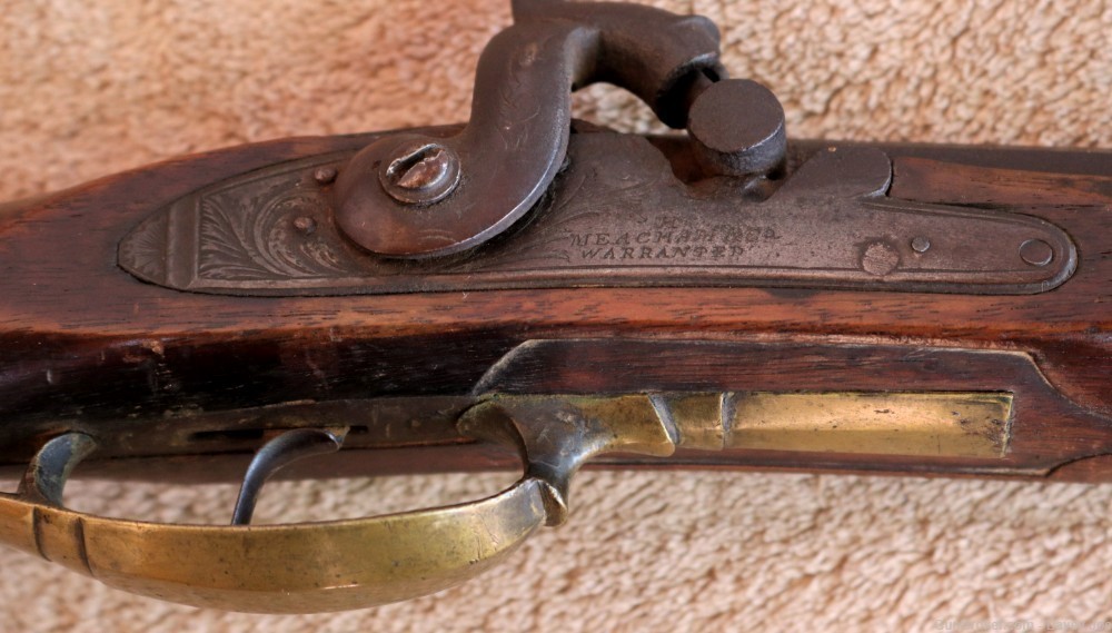 Rare Pennsylvania Built Kentucky long rifle full stock take down model -img-19