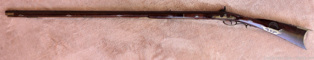 Rare Pennsylvania Built Kentucky long rifle full stock take down model -img-22