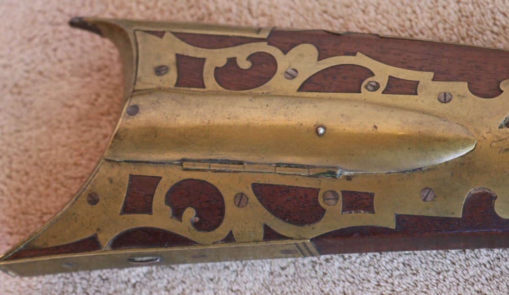 Rare Pennsylvania Built Kentucky long rifle full stock take down model -img-3
