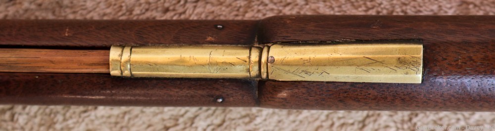 Rare Pennsylvania Built Kentucky long rifle full stock take down model -img-45