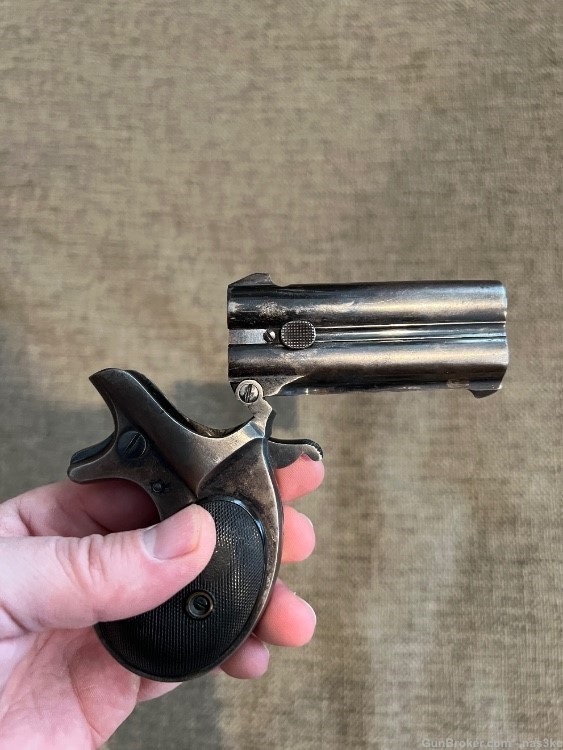 Vintage Remington Double Derringer .41 Rimfire Very Good Condition-img-4