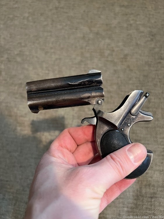 Vintage Remington Double Derringer .41 Rimfire Very Good Condition-img-5
