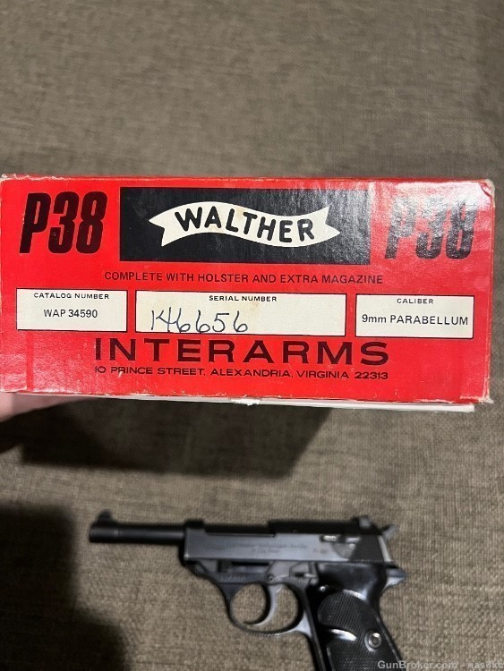 Post-War Walther P38 1964 Very good condition-img-9
