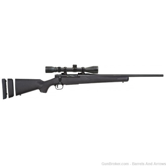 Mossberg 27853 Patriot Youth Bolt Action Rifle 7MM-08 REM, RH, 20 in, Blue-img-0