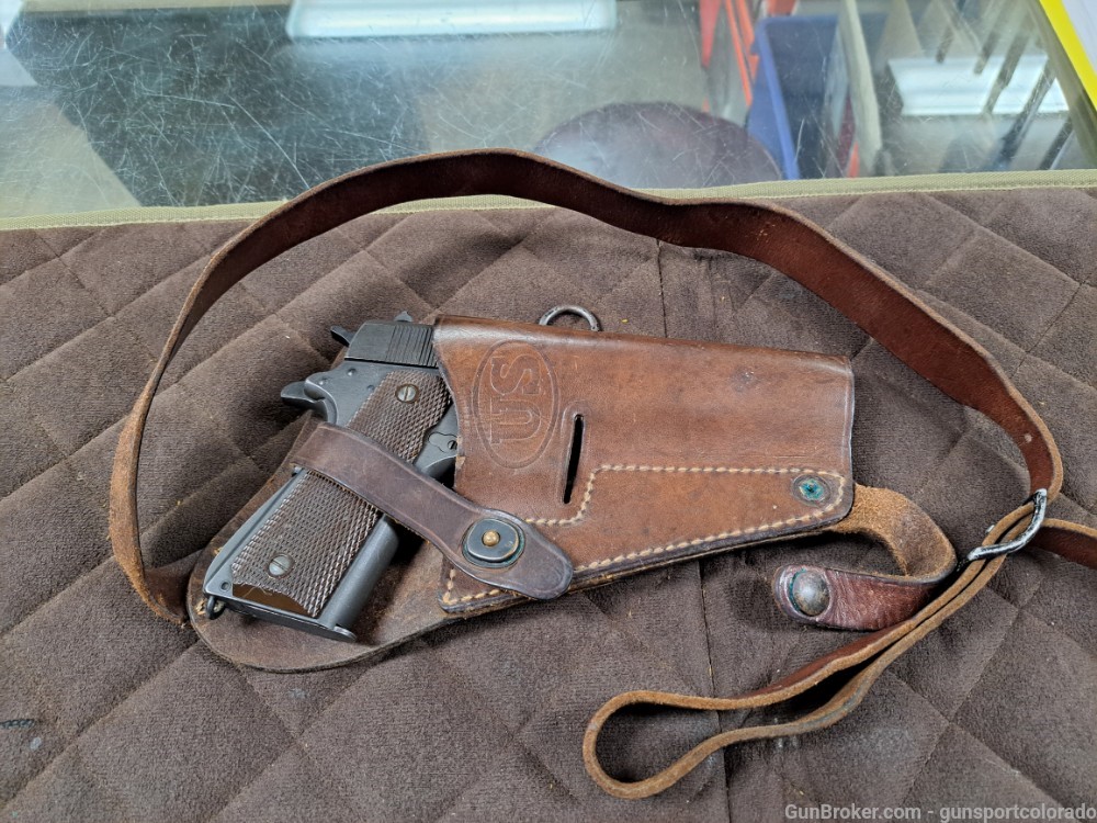 Remington Rand 1911 45 ACP 1944 Matching with Holster-img-0
