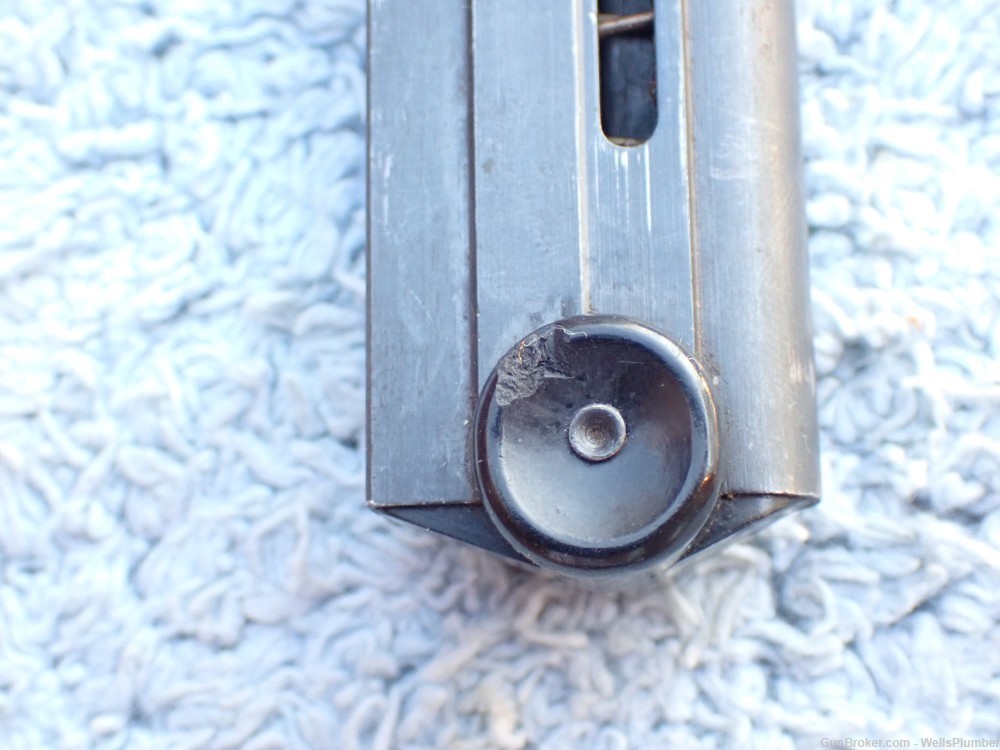 GERMAN WWII P08 LUGER 9mm PISTOL MAGAZINE fxo EAGLE 37 (EXCELLENT)-img-6