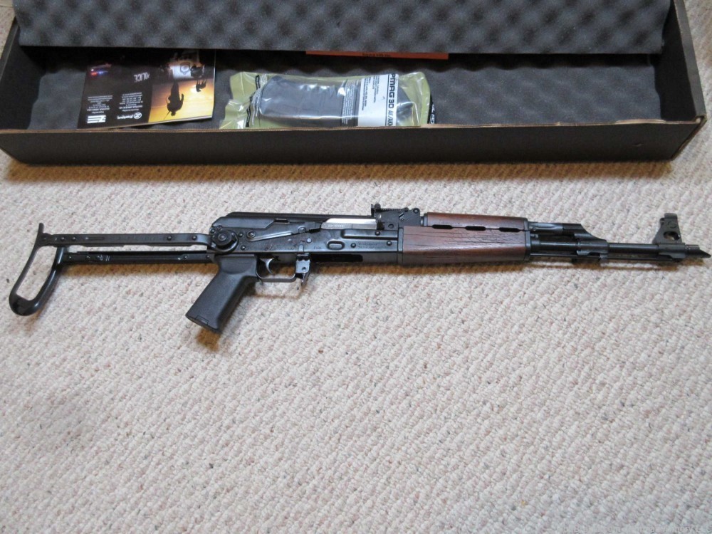 Zastava M70 ZPAP Underfolder 7.62x39 16" AK-47 Walnut handguard 1-30rd mag-img-4