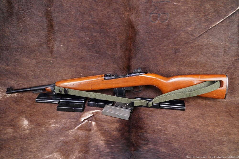 Universal M1 Carbine USGI Parts .30 Cal Semi Auto Rifle 9 Mags C&R-img-7