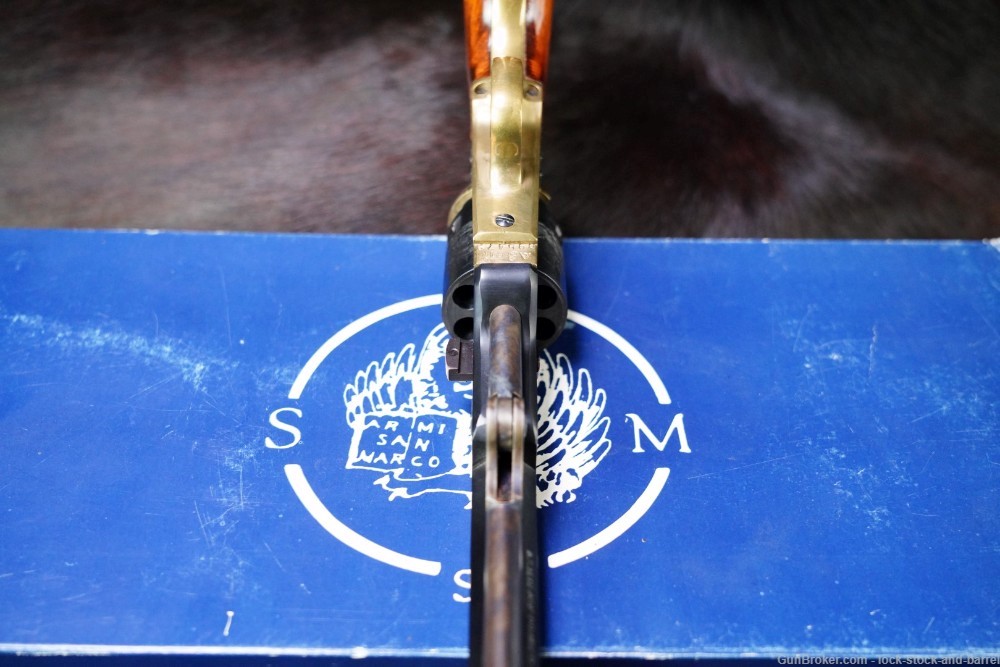 ASM 1851 Navy Repro .36 Cal 7.5" BP Percussion Revolver 1994 ATF Antique-img-5