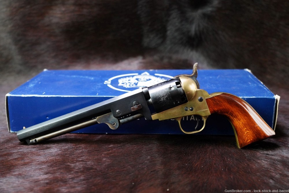 ASM 1851 Navy Repro .36 Cal 7.5" BP Percussion Revolver 1994 ATF Antique-img-3