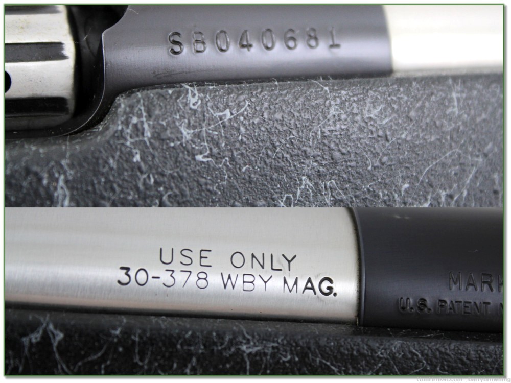 Weatherby Mark V Accumark 30-378 long range big game gun!-img-2