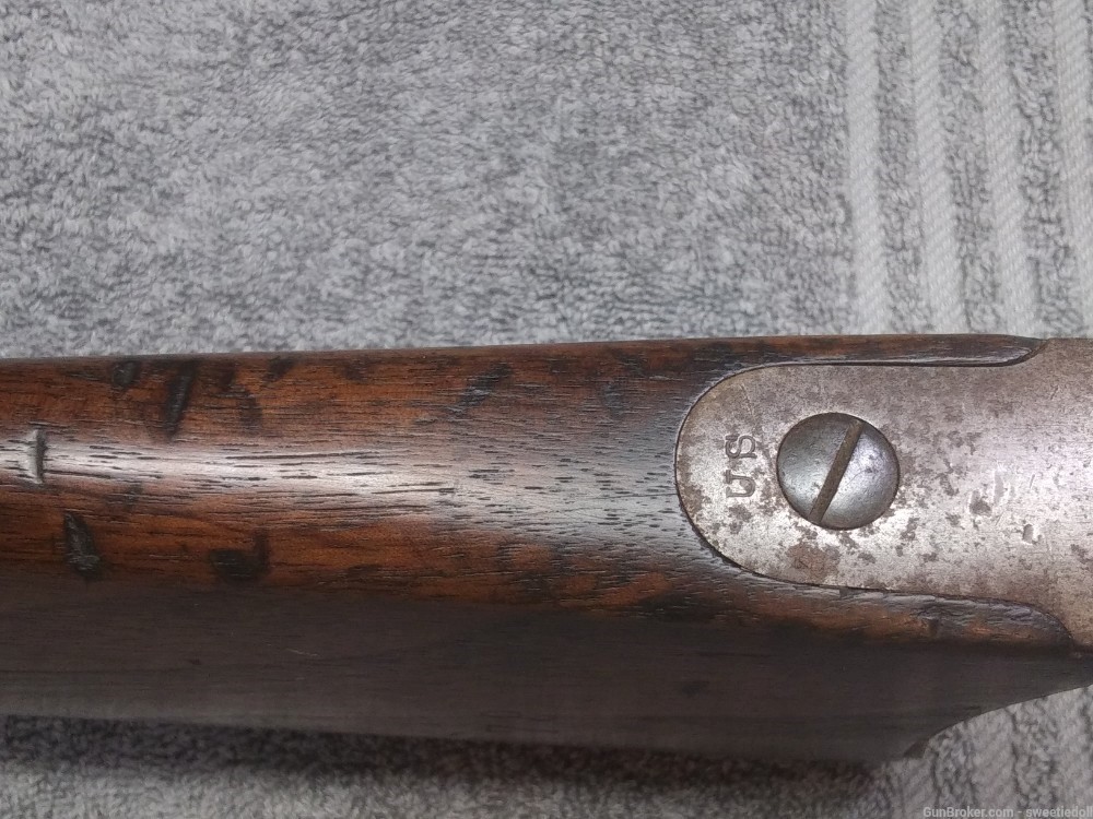 Rare Springfield Model 1873 Cadet Trapdoor Rifle nott 1888 1884-img-23