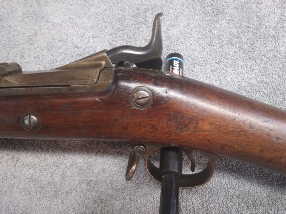 Rare Springfield Model 1873 Cadet Trapdoor Rifle nott 1888 1884-img-6