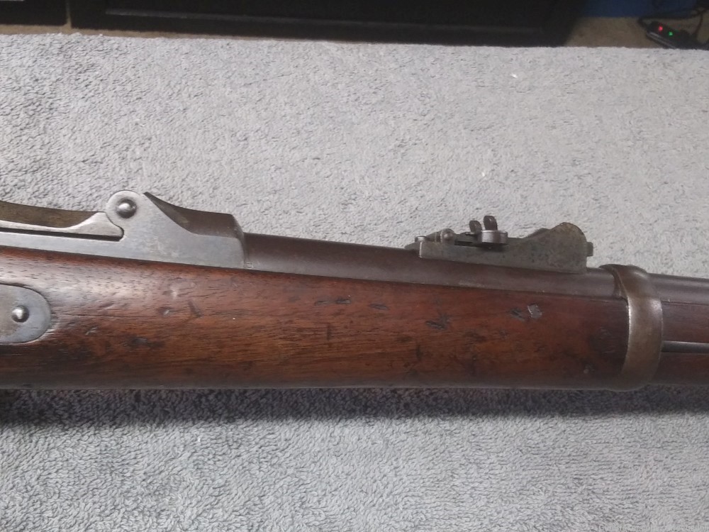 Rare Springfield Model 1873 Cadet Trapdoor Rifle nott 1888 1884-img-49