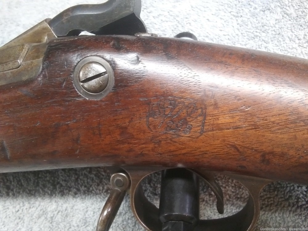 Rare Springfield Model 1873 Cadet Trapdoor Rifle nott 1888 1884-img-9