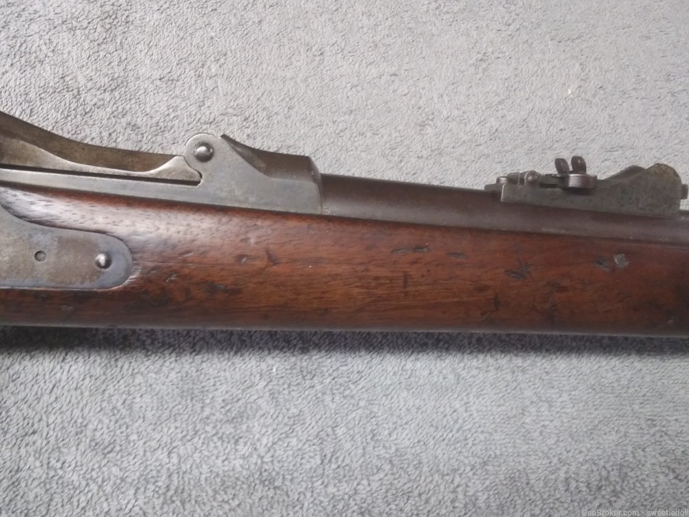 Rare Springfield Model 1873 Cadet Trapdoor Rifle nott 1888 1884-img-48