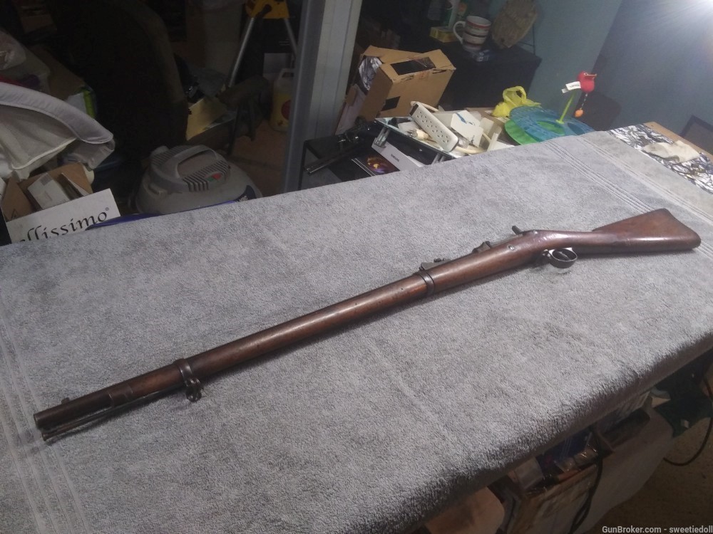 Rare Springfield Model 1873 Cadet Trapdoor Rifle nott 1888 1884-img-2