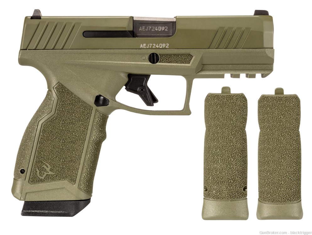 Taurus 1GX4CR94FF GX4 Carry Compact Frame 9mm Luger 15+1, 3.7" Sniper Green-img-1