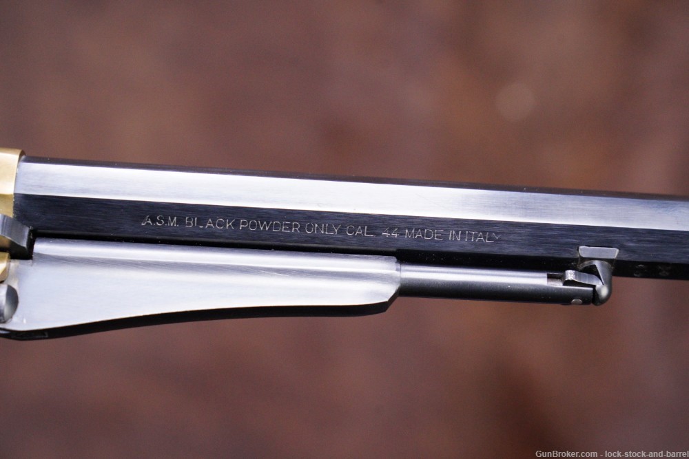 ASM 1858 Remington Army Brass Frame .44 Cal 8” SA Revolver, ATF Antique-img-12