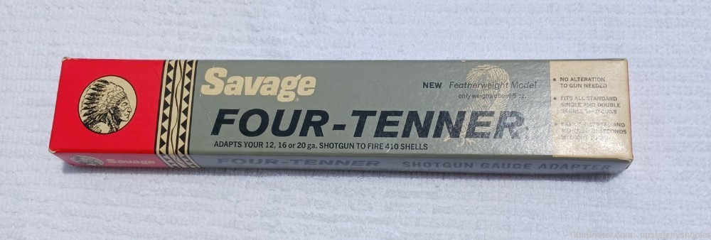 Savage Four Tenner Featherweight 12 G To 3" 410 G Adapter W Box-img-1