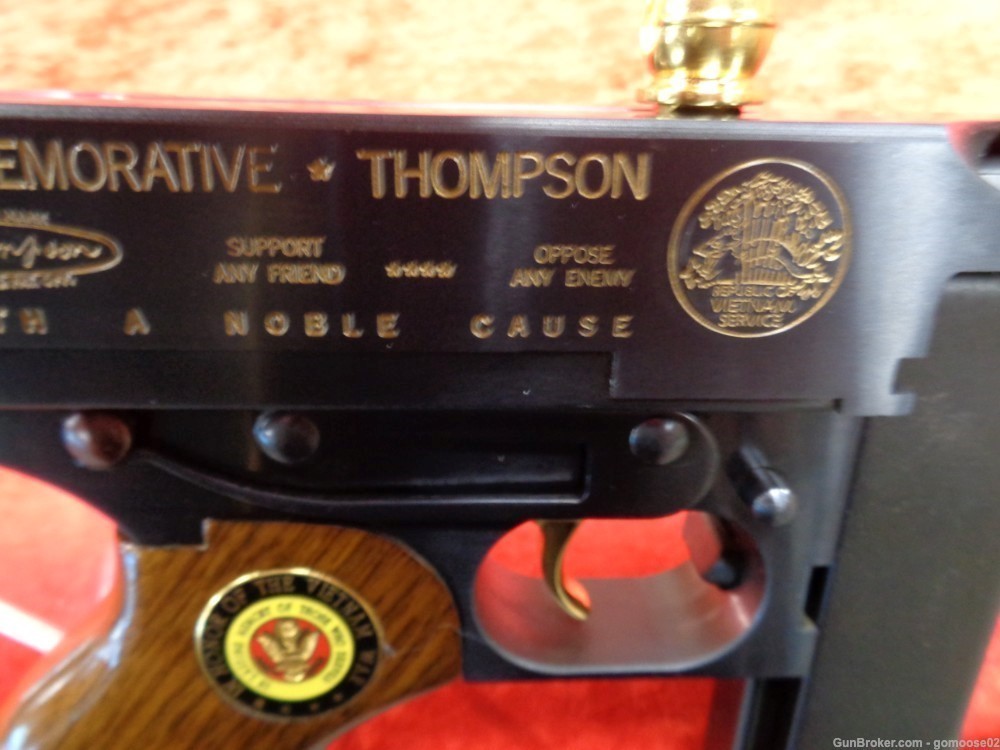 Thompson 1927 Tommy Gun 45 Auto Ordnance Gold Limited Edition Vietnam TRADE-img-7