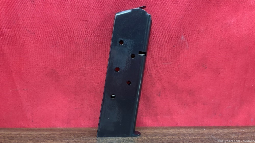 Check-Mate Industries 1911 .45acp 7rd Blued Steel Magazine-img-0