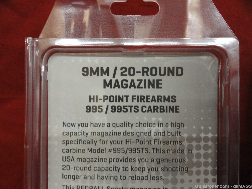 3 RedBall Hi-Point 995 9mm 20rd Magazine-img-2
