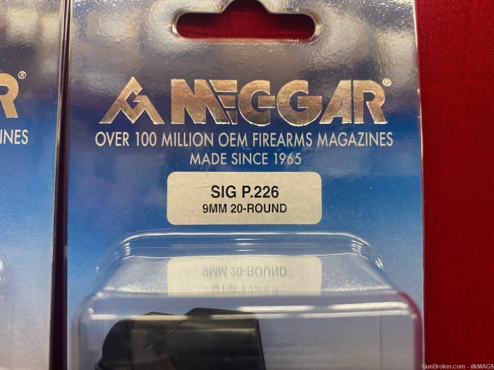 2 Mec-Gar Sig Sauer P226 20 Round 9mm Magazines-img-1