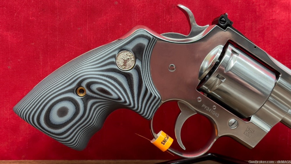 Colt Python Combat Elite .357 mag 6 RD 3" BBL DA / SA Stainless Revolver-img-10