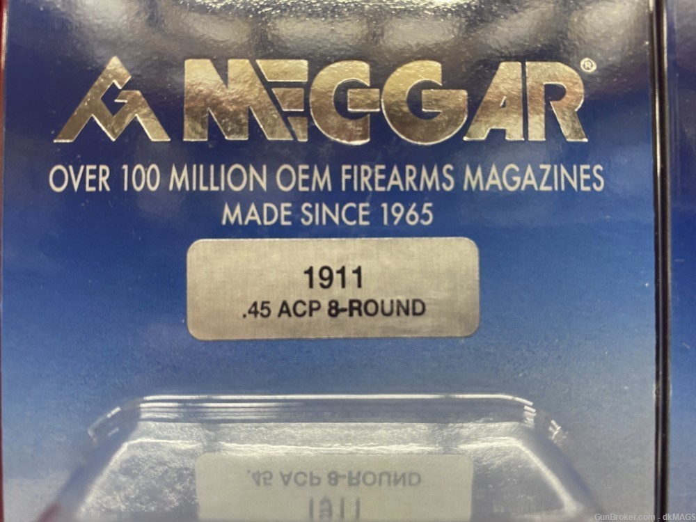 3 Mecgar 1911 1911A1 8 Round .45 ACP Magazines-img-1