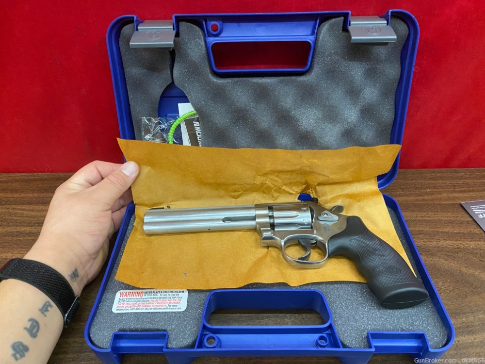 S&W Model 648 .22WMR Double Action Revolver 6" Barrel 8 Round SS-img-39