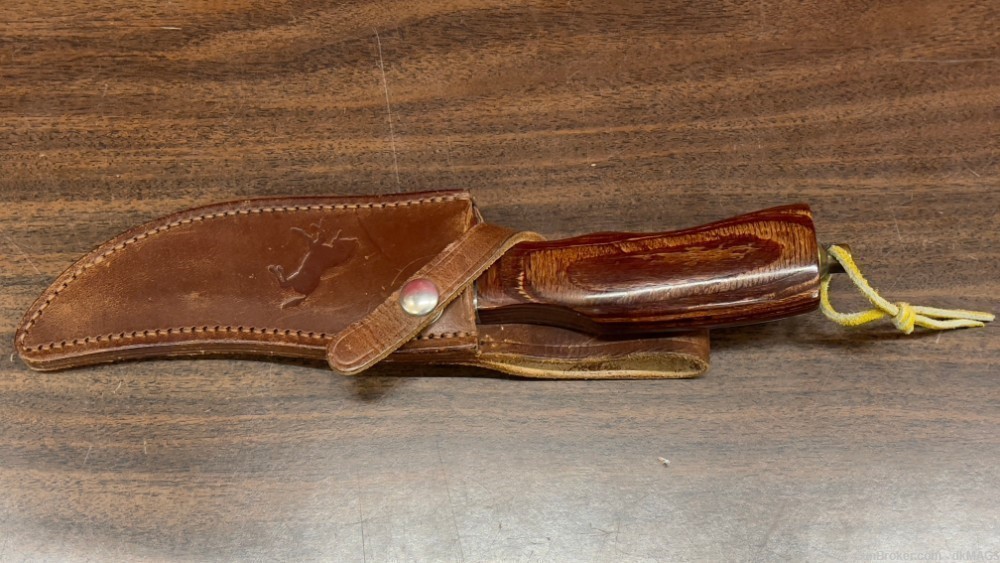 Vintage 1970 s Colt Sheffield Plainsman U1030 U1031 5.5" Fixed Blade Knife-img-20