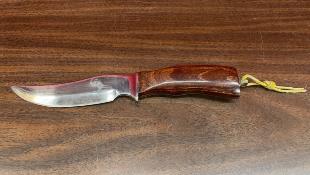 Vintage 1970 s Colt Sheffield Plainsman U1030 U1031 5.5" Fixed Blade Knife-img-1