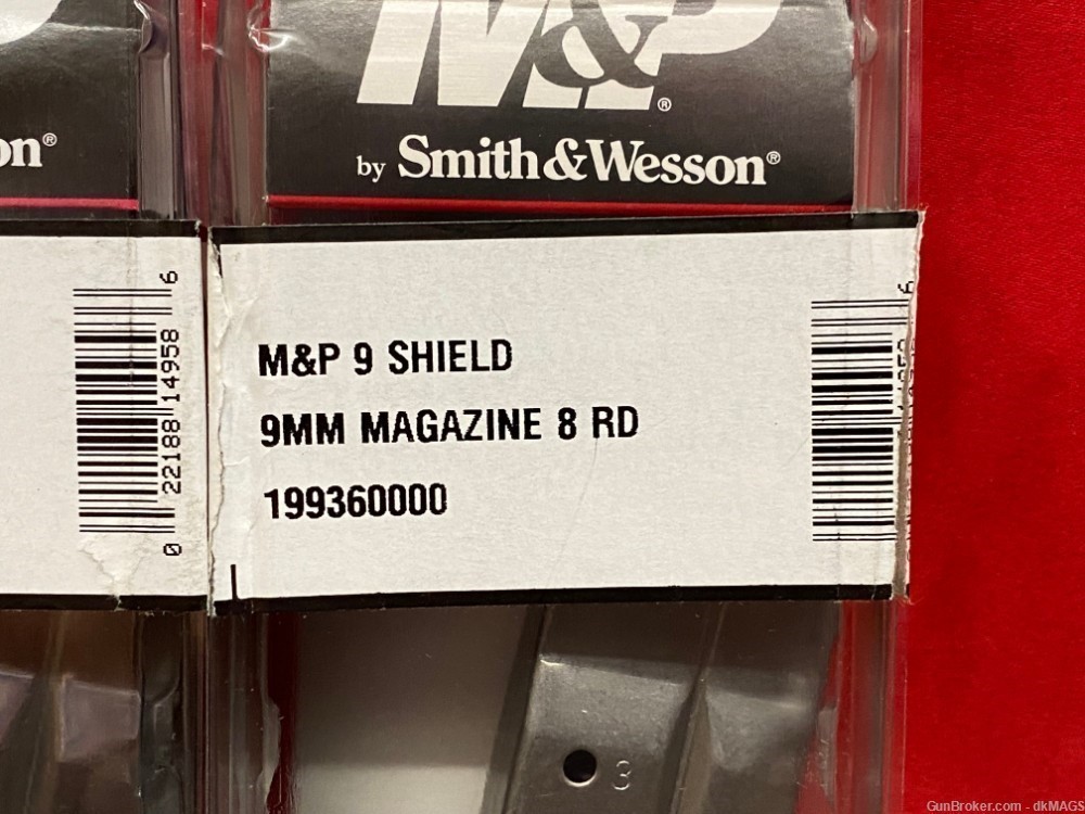 2 S&W M&P 9 Shield 9mm 8rd Magazines Mags Clips 1299360000-img-1