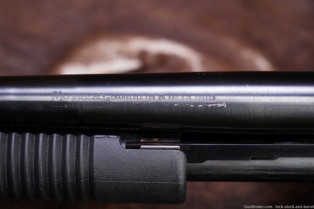 Mossberg Model 590 12 Gauge CYL 21” Pump Action Shotgun MFD 1990s-img-21
