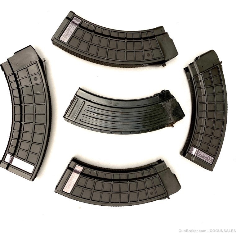 AK-47 30rd Magazine 5 Pack Sale X-Tech Tac & Serbian Steel 7.62x39mm-img-2