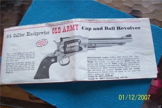 RUGER STURM 1981 PRICE LIST AND 1981 RUGER FIREARM-img-8