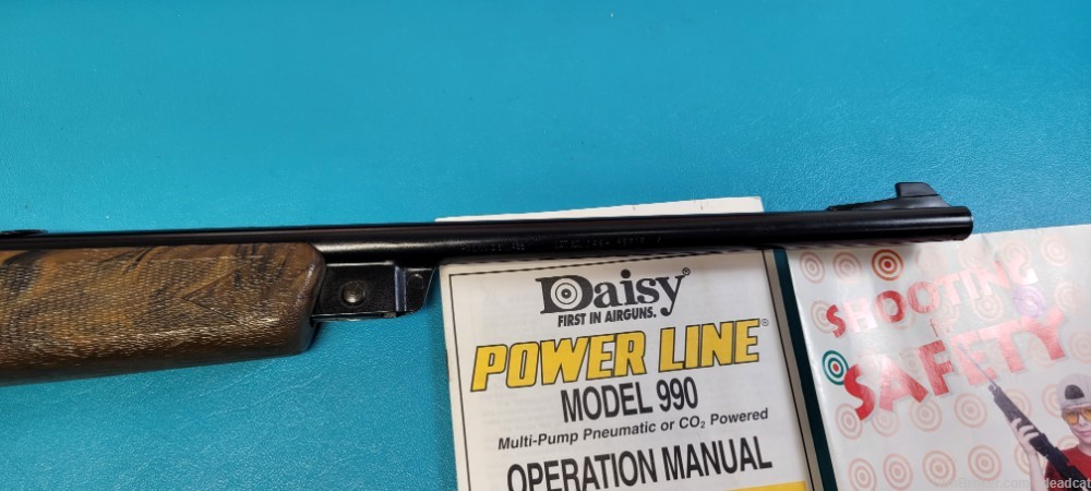 Fine Daisy Model 990 Air Rifle Pellet BB Factory Box Papers CO2 & Pump !-img-3