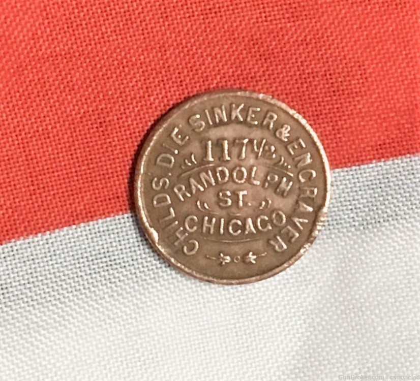 Civil War Coin / merchants token 1861 -img-1