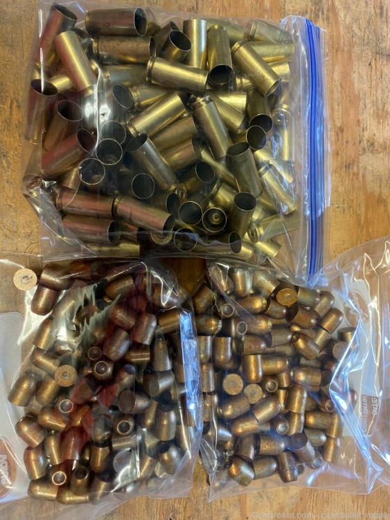 100 50AE primed brass & 200 ct 300gr cast HP coated bullets-img-0