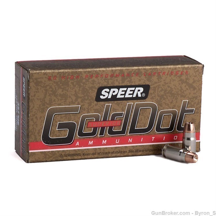 100rds Speer LE Gold Dot™ .357 SIG 125gr JHP GDHP 53918 + FAST SHIPPING-img-3
