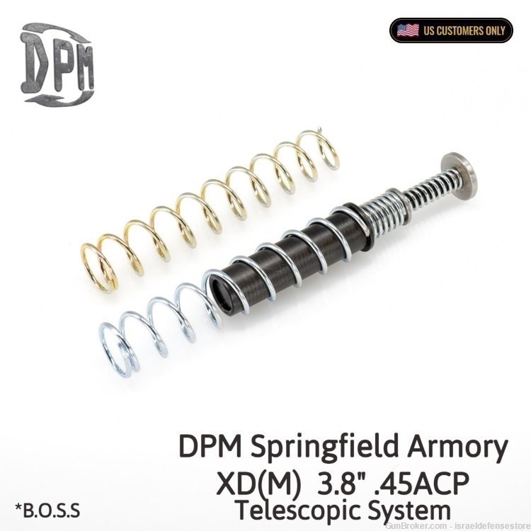 DPM Springfield XD(M) 3.8" .45ACP & 10mm Recoil Reduction Telescopic System-img-0