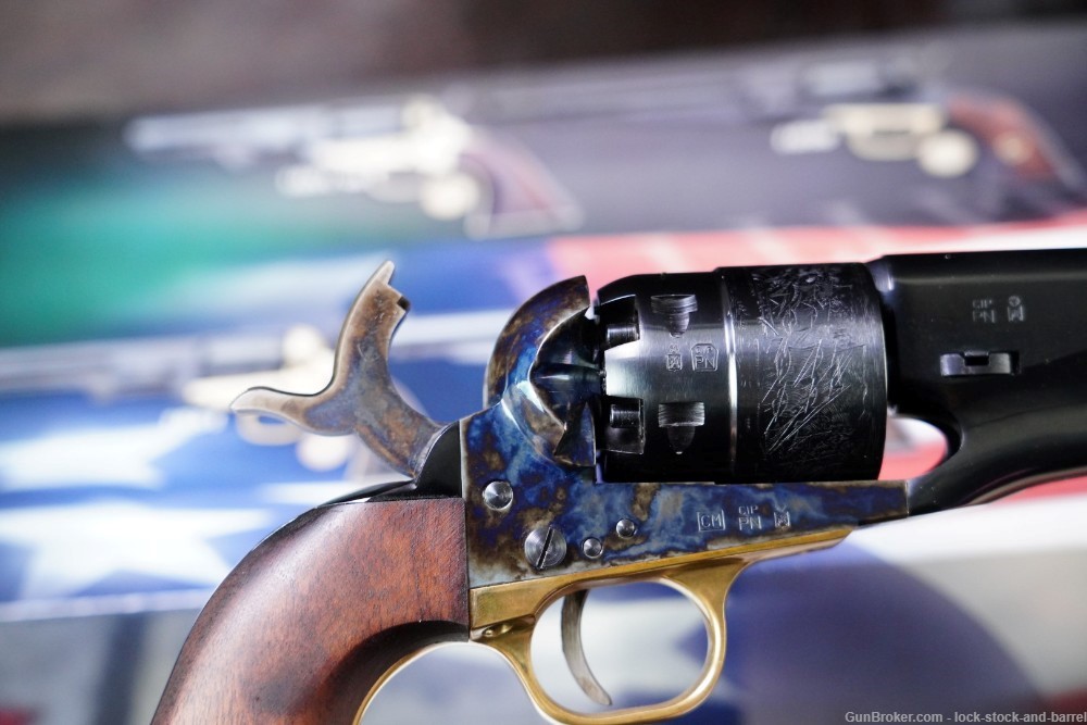 Pietta Cabelas 1860 Army 44 Perc 8” Revolver 4 Screw Frame 2014 ATF Antique-img-17