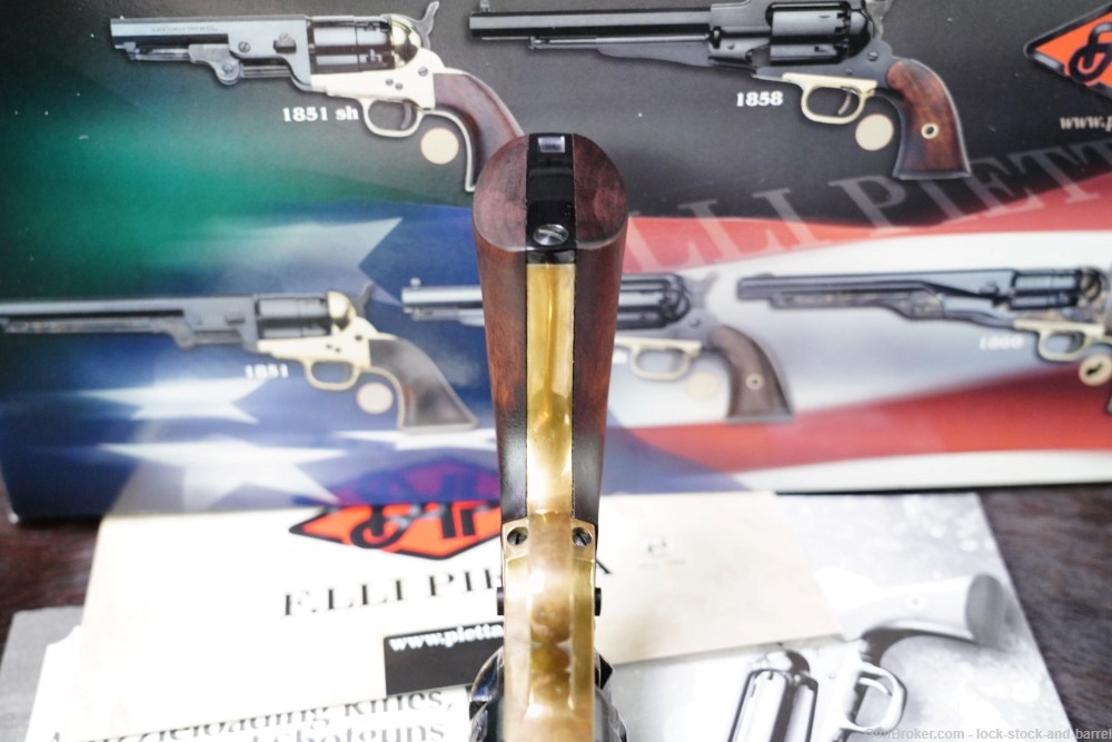 Pietta Cabelas 1860 Army 44 Perc 8” Revolver 4 Screw Frame 2014 ATF Antique-img-4