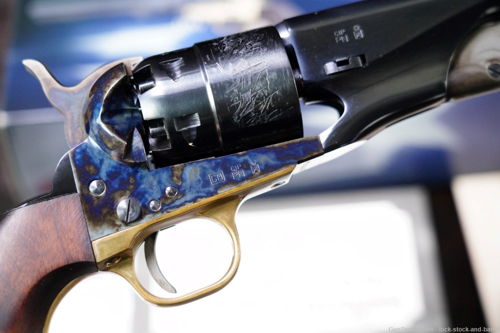 Pietta Cabelas 1860 Army 44 Perc 8” Revolver 4 Screw Frame 2014 ATF Antique-img-13