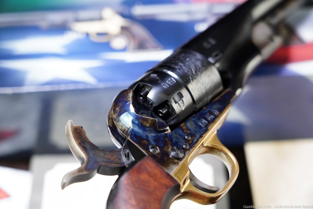 Pietta Cabelas 1860 Army 44 Perc 8” Revolver 4 Screw Frame 2014 ATF Antique-img-16