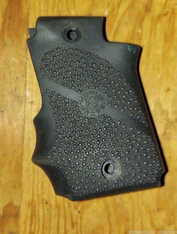 Hogue grips for Sig P238 black rubber wraparound-img-1